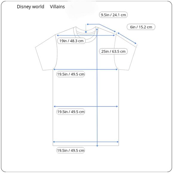 VTG Disney World Villains Graphic T Shirt Medium Grimhilde Maleficent Chernabog - Picture 5 of 5